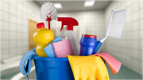 Upholstery cleaning for a sofa in a bright living room