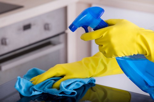 Stain removal on upholstery and carpet with gentle cleaning method