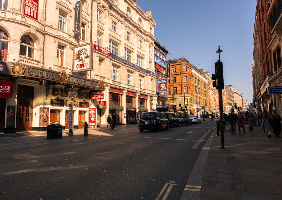 A detailed street scene in Knightsbridge, featuring a historic, ornate building with elaborate stonework and large windows, topped with a dome and clock tower. In front of the building, there are vari